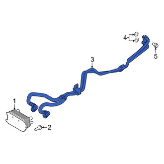 Land Rover OE - Automatic Transmission Oil Cooler Hose Assembly