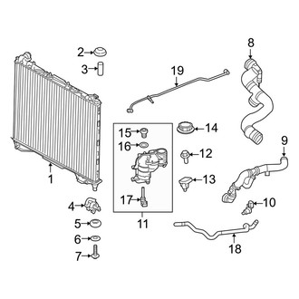 Land Rover OE - Cooling - Radiator & Components (Main), (Diesel)