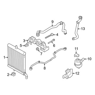 Land Rover OE - Cooling - Radiator & Components (Auxiliary), (Autobiography / HSE / SV Autobiography / SV Autobiography Dynamic 5.0L)