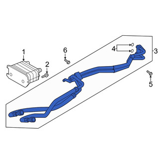 Land Rover OE - Automatic Transmission Oil Cooler Hose Assembly