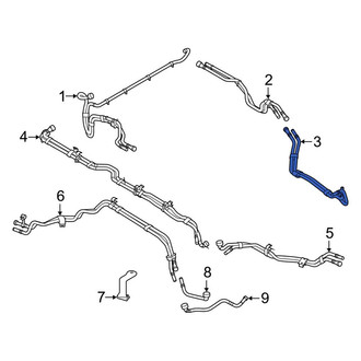 Land Rover OE - Center Drive Motor Battery Pack Coolant Hose