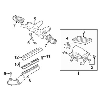 Land Rover OE - Engine - Air Intake (5.0L)
