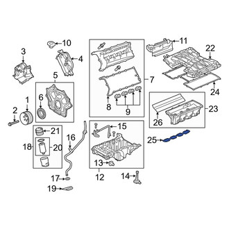 Land Rover OE - Left Engine Intake Manifold Gasket