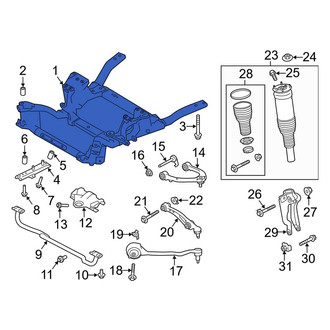 Land Rover OE - Front Suspension Subframe Crossmember