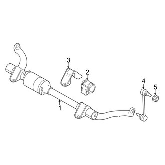 Land Rover OE - Front Suspension - Stabilizer Bar & Components (With Active Stabilizer), (Autobiography / HSE / SV Autobiography / SV Autobiography Dynamic)