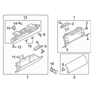 Land Rover OE - Instrument Panel - Glove Box