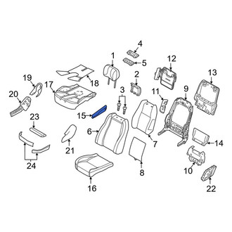 Land Rover OE - Front Left Seat Armrest