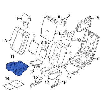 Land Rover OE - Rear Right Seat Cover