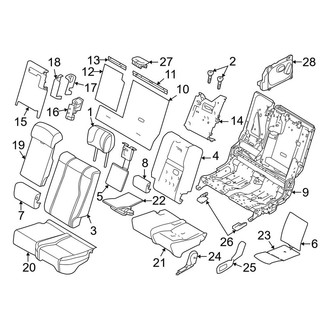 Land Rover OE - Seats & Tracks - Rear Seat Components (60% Side, 60/40)