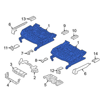 Land Rover OE - Front Right Seat Track