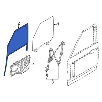 Land Rover OE - Front Left Window Channel