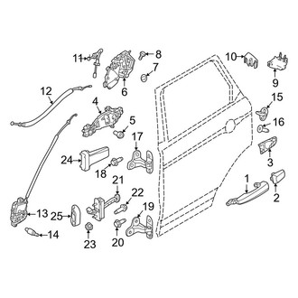 Land Rover OE - Rear Door - Lock & Hardware