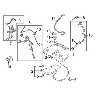 Land Rover OE - Fuel System Components (Autobiography / SV Autobiography / SV Autobiography Dynamic / SV Autobiography Dynamic Black Edition / Westminster Edition 5.0L)