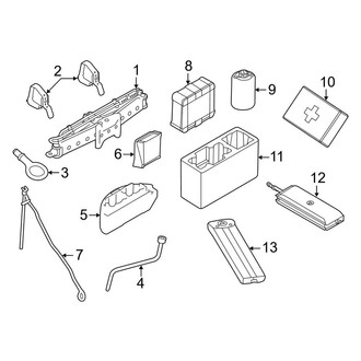 Land Rover OE - Rear Body & Floor - Jack & Components