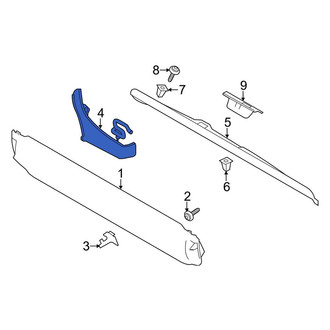Land Rover OE - Rear Right Tailgate Molding