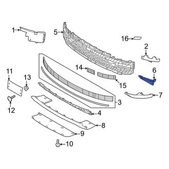 Land Rover OE - Front Left Spoiler