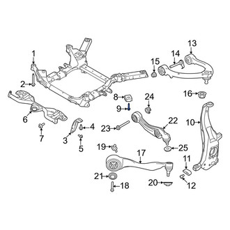 Land Rover OE - Suspension Crossmember Bolt