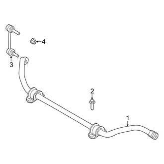 Land Rover OE - Front Suspension - Stabilizer Bar & Components (W/O Active Stabilizer), (Autobiography / First Edition / SE / SV)