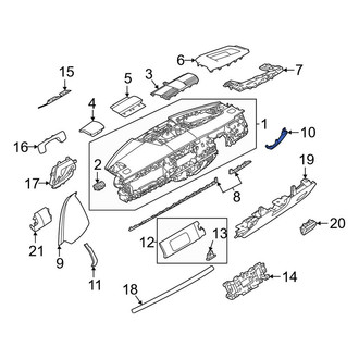 Land Rover OE - Right Inner Instrument Panel Molding