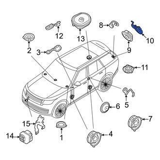 Land Rover OE - Left Radio Speaker Bracket