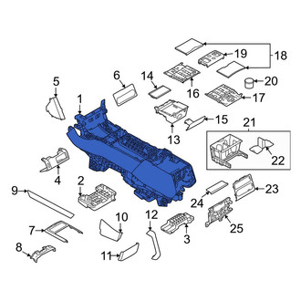 Land Rover OE - Center Front Center Console