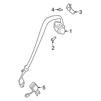 Land Rover OE - Restraint Systems - Third Row Seat Belts