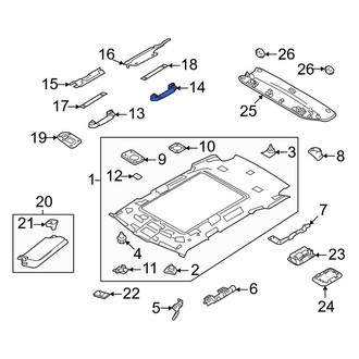 Land Rover OE - Rear Right Interior Grab Bar