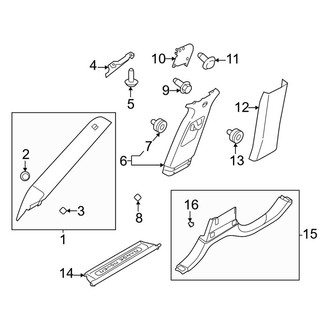 Land Rover OE - Pillars, Rocker & Floor - Interior Trim