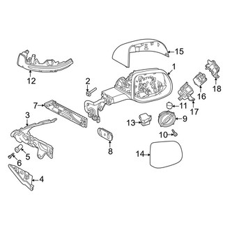 Land Rover OE - Front Door - Outside Mirrors