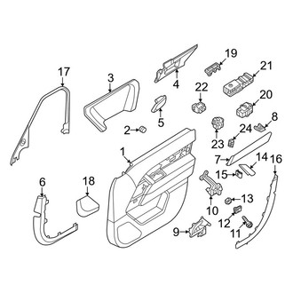 Land Rover OE - Front Door - Interior Trim (Trim Panel & Moldings)