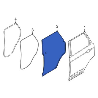 Land Rover OE - Front Right Door Shell Seal