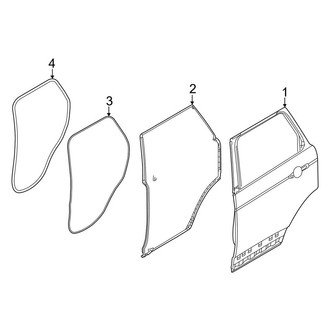 Land Rover OE - Rear Door - Door & Components (4.4L)