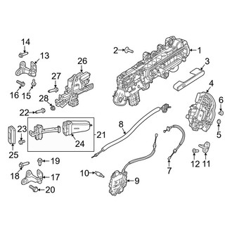 Land Rover OE - Rear Door - Lock & Hardware