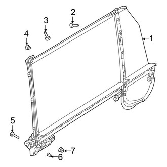 Land Rover OE - Rear Door - Interior Trim (Sunscreen)