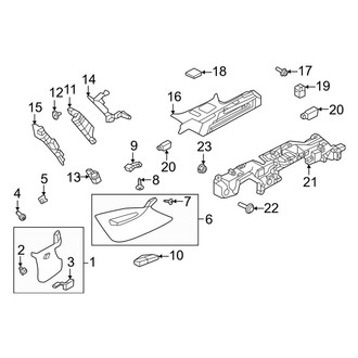 Land Rover OE - Quarter Panel - Interior Trim (Upper), (4.4L)