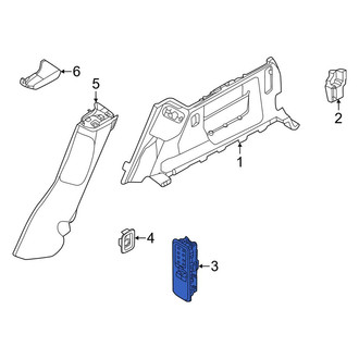 Land Rover OE - Rear Right Power Seat Switch