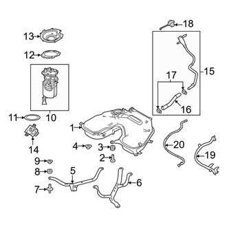 Land Rover OE - Fuel System Components (Autobiography / First Edition / SE / SV 4.4L)