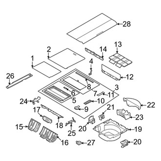 Land Rover OE - Rear Body & Floor - Interior Trim (W/O 3rd Row Seat), (4.4L)