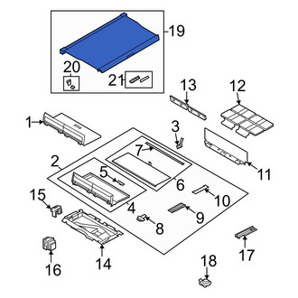 Land Rover OE - Rear Cargo Cover