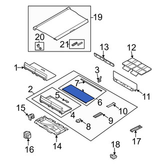 Land Rover OE - Rear Floor Storage Compartment Lid
