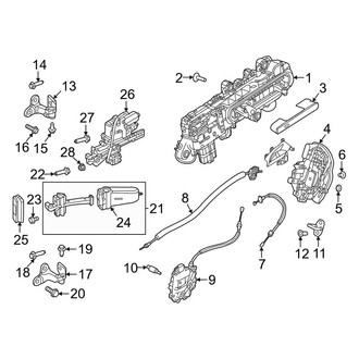 Land Rover OE - Rear Door - Lock & Hardware