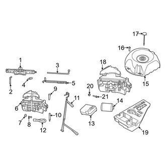 Land Rover OE - Rear Body & Floor - Jack & Components