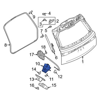 Land Rover OE - Rear Liftgate Latch