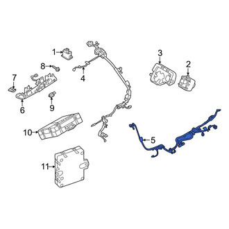 Land Rover OE - Rear Center Tailgate Wiring Harness