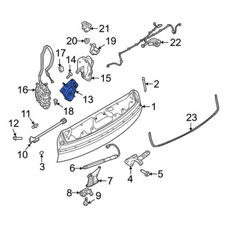 Land Rover OE - Rear Liftgate Latch