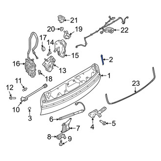 Land Rover OE - Rear Left Tailgate Seal