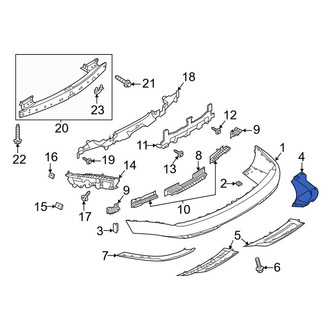 Land Rover OE - Rear Left Outer Bumper Trim