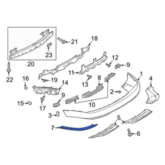 Land Rover OE - Rear Left Outer Bumper Trim