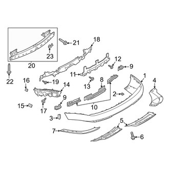 Land Rover OE - Rear Bumper - Bumper & Components (4.4L)