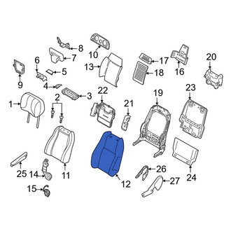 Land Rover OE - Front Right Seat Back Cushion